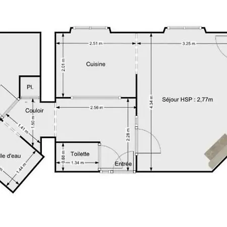 Проживание в семье Chambre Prive Dans Appartement Haussmannien Париж